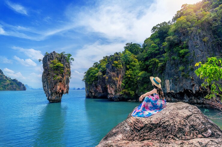 James Bond island in Phang Nga Bay, Thailand