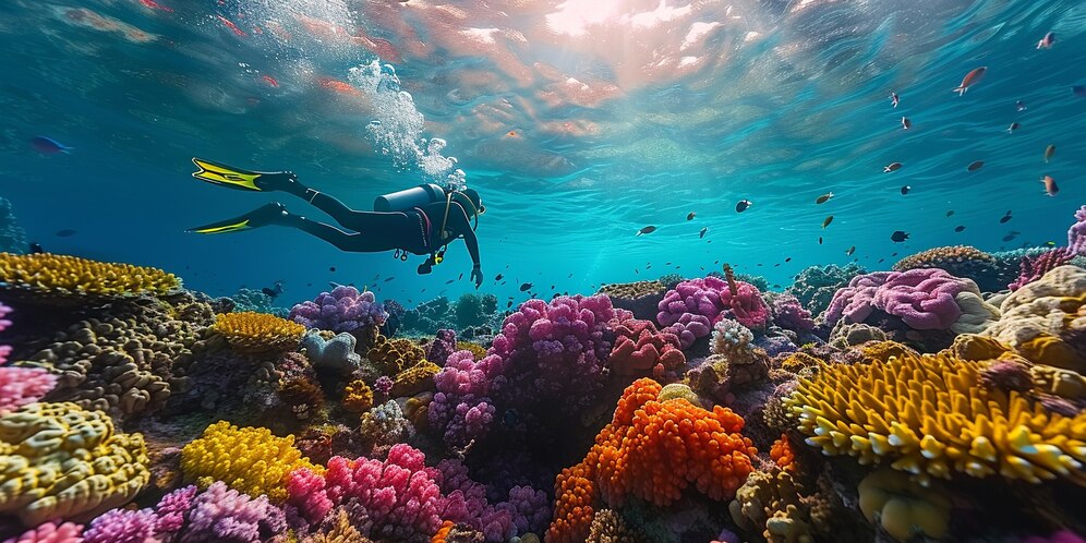 diver-scuba-diving-sea-surrounded-by-wild-nature-koh-tao