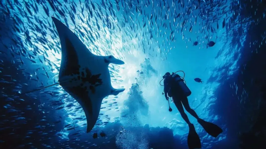 realistic-manta-ray-sea-water-ko-tao-chumphon-thailand