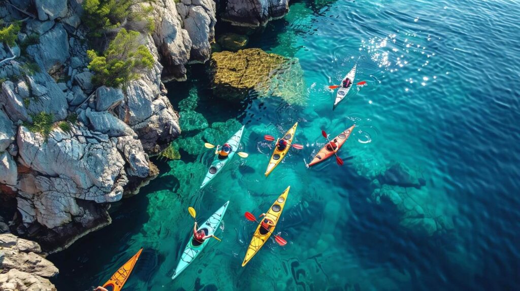 Kayaking, Paddle through hidden lagoons and mangrove forests in Phang Nga Bay for a unique and serene experience.