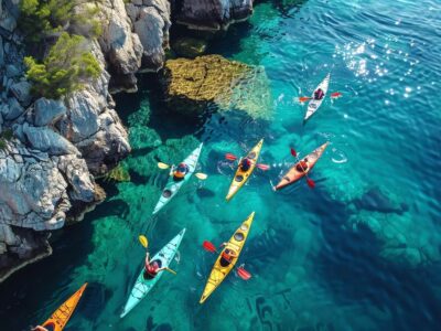 Kayaking, Paddle through hidden lagoons and mangrove forests in Phang Nga Bay for a unique and serene experience.