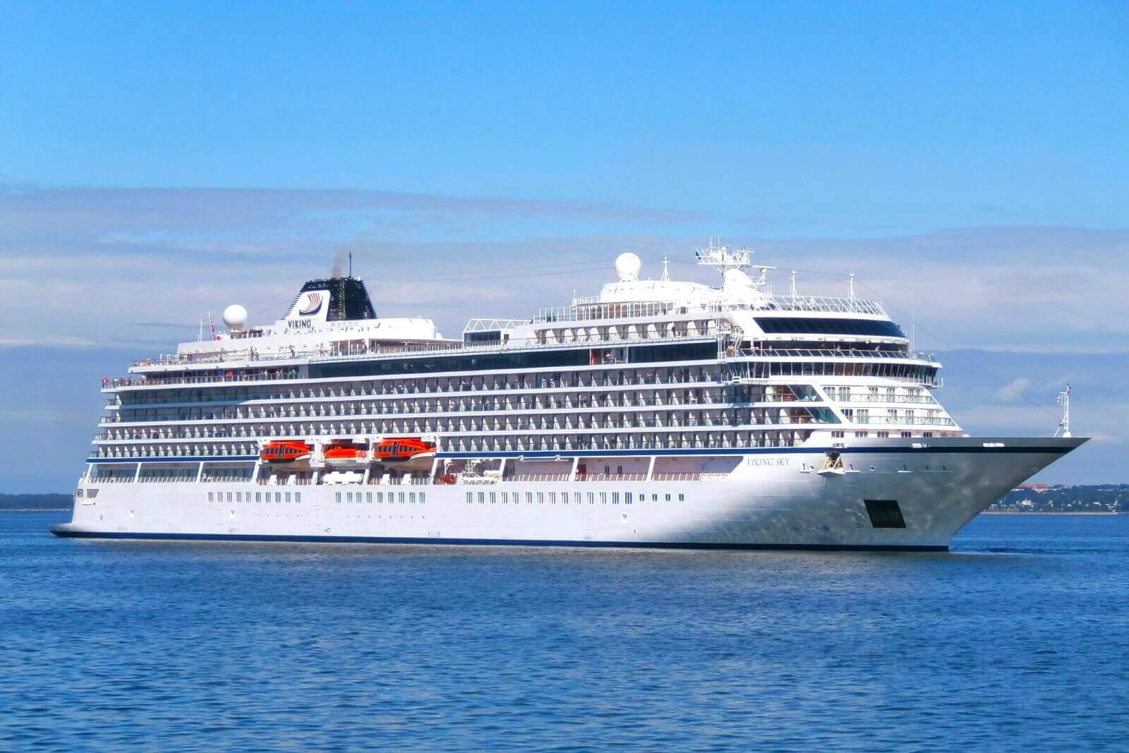 The MV Viking Sky Cruise Ship by Viking Ocean Cruises