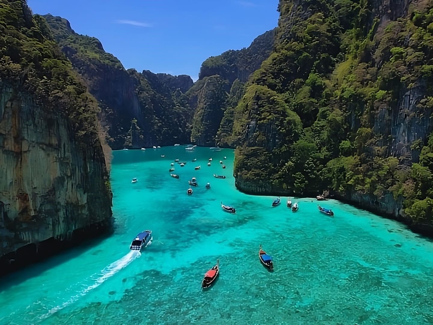 Luxury Phuket Day Trip to Phi Phi & Bamboo Islands by Catamaran Boat Tours